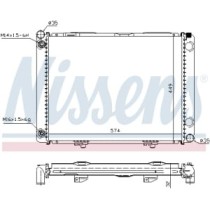 Radiator, racire motor NISSENS