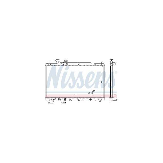 Radiator, racire motor NISSENS