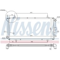 Radiator, racire motor NISSENS