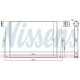 Intercooler compresor NISSENS MAN LION&apos;S CITY TGA D2066LF03-D2066LUH47 Aluminiu Plastic 931mm 732mm 64mm