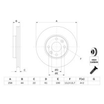 Disc frana BOSCH