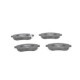 Set placute frana fata BOSCH pentru DAIHATSU MATERIA, SIRION; FORD FIESTA VI; SUZUKI SWIFT V, 51.4 mm x 125.8 mm x 16.4 mm