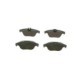 Set placute frana spate BOSCH cu instructiuni montare, lacat, tampon amortizare pentru MERCEDES C (C204), C T-MODEL (S204), C (W204), E (A207), E (C207)