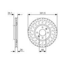 Disc frana BOSCH