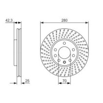 Disc frana BOSCH