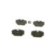 Set placute frana fata BOSCH pentru MERCEDES 190 (W201) 1.8-2.6, inaltime 95.2 mm, latime 52.4 mm, grosime 17.7 mm