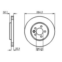 Disc frana BOSCH