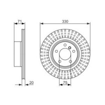 Disc frana BOSCH