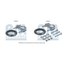 Set montare, sistem de esapament BM CATALYSTS