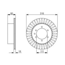 Disc frana BOSCH