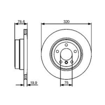 Disc frana BOSCH