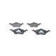 Set placute frana fata BOSCH pentru FORD FOCUS I, FOCUS I/KOMBI, FORD USA FOCUS ZX3, FOCUS ZX5 1.4-2.0 08.98-06.07 58.3mm x 178.0mm x 18.2mm