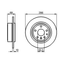 Disc frana BOSCH