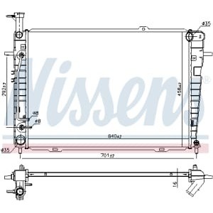 Radiator, racire motor NISSENS