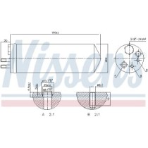 Uscator,aer conditionat NISSENS