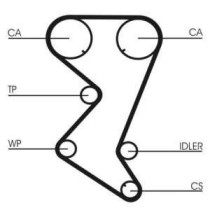 Set curea de distributie CONTITECH