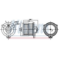 Ventilator, habitaclu NISSENS