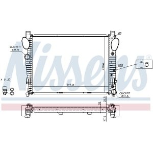 Radiator, racire motor NISSENS