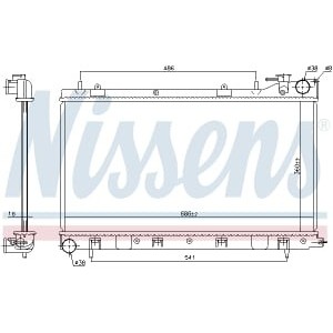 Radiator, racire motor NISSENS