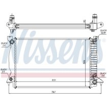 Radiator, racire motor NISSENS