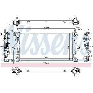 Radiator, racire motor NISSENS