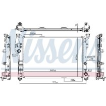 Radiator, racire motor NISSENS