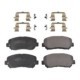 Set placute frana fata JEEP CHEROKEE 2.0-3.2 11.13, ECE R90 Approved, inaltime 61.0 mm, latime 142.0 mm, grosime 20.7 mm