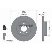 Disc frana TEXTAR