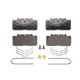 Set placute frana fata/spate WABCO PAN 17 DAF LF 45 IVECO EUROCARGO I-III IV MAGIRUS RVI D MIDLUM 85.6mm x 175.6mm x 26.0mm