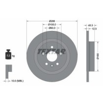 Disc frana TEXTAR