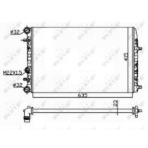 Radiator, racire motor NRF