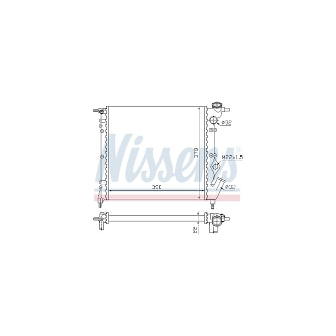 Radiator, racire motor NISSENS