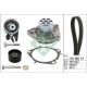 Set pompa apa + curea dintata INA pentru ALFA ROMEO 147, 156, GT; FIAT DUCATO, FREEMONT, STILO; OPEL ASTRA J, INSIGNIA A 198 dinti