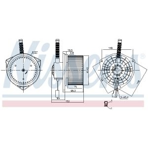 Ventilator, habitaclu NISSENS