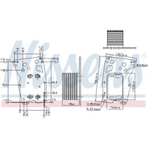 Radiator ulei, ulei motor NISSENS