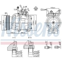 Compresor, climatizare NISSENS