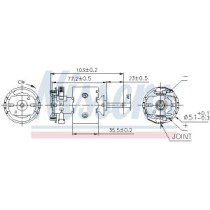 Ventilator, habitaclu NISSENS