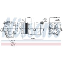 Compresor, climatizare NISSENS
