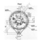 Alternator PRESTOLITE ELECTRIC 28V 155A pentru MERCEDES LK/LN2 MK O 301 O 303 O 305 O 307 O 402 O 404 O 405 O 407 O 408 TOURISMO SCANIA 3