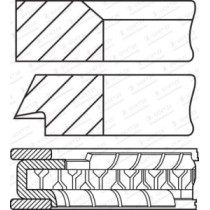 Set segmenti piston GOETZE