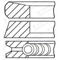 Set segmenti piston GOETZE