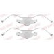 Set accesorii placute frana fata QUICK BRAKE pentru ABARTH 124 SPIDER, FIAT CROMA, OPEL SIGNUM, VECTRA C, SAAB 9-3, 9-3X