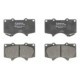 Set placute frana fata BOSCH pentru LEXUS GX, MITSUBISHI PAJERO IV, TOYOTA 4 RUNNER IV, FJ CRUISER, FORTUNER, HILUX, LAND CRUISER, dimensiuni 77.1x134.6x17.0 mm