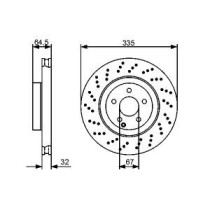 Disc frana BOSCH