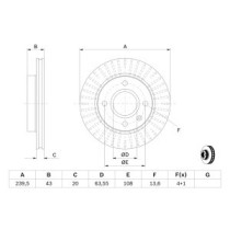 Disc frana BOSCH