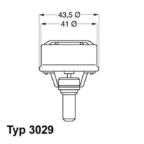 Termostat,lichid racire WAHLER