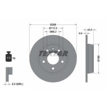 Disc frana TEXTAR