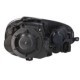 Far TYC Lampa frontala Stanga H7/H7 electric cu motor culoare insert gri pentru VW GOLF V JETTA III 10.03-10.10