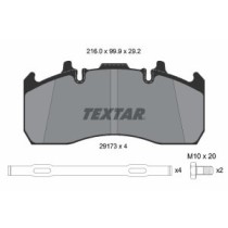 Set placute frana,frana disc TEXTAR