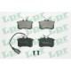 Set placute frana Spate LPR pentru FORD GALAXY I, RENAULT TWINGO II, SEAT ALHAMBRA, VW SHARAN, TRANSPORTER T4 53mm x 86.5mm x 17mm